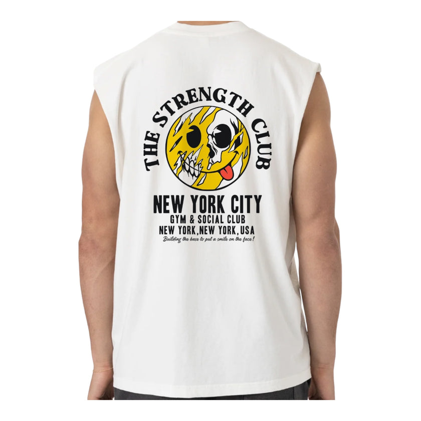 Lifting Makes Me Happy Cutoff Tank