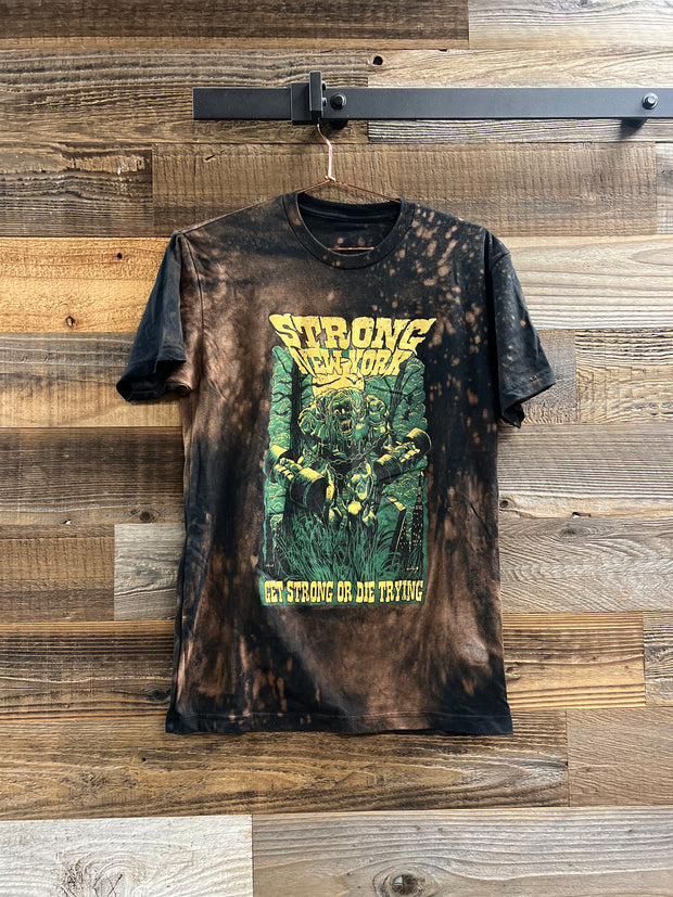 Custom Tie-Dye Get Strong or Die Trying Tee