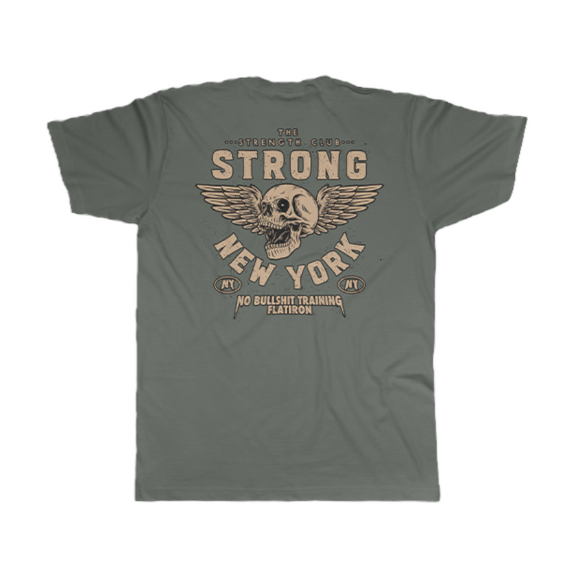 No Bullshit Training x Goodlife Feather Heather Scallop Crew