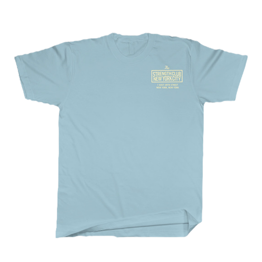 The Strength Club x Goodlife Feather Heather Scallop Crew